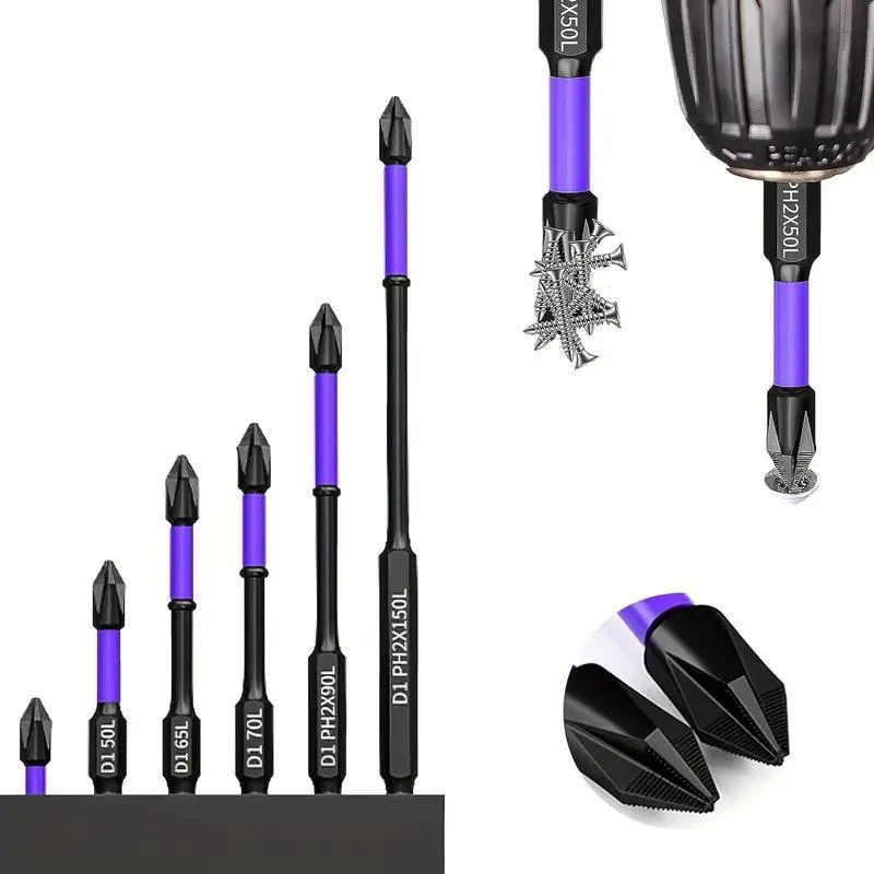 6 pieces Magnetic Shockproof Batch Bits - Image 14