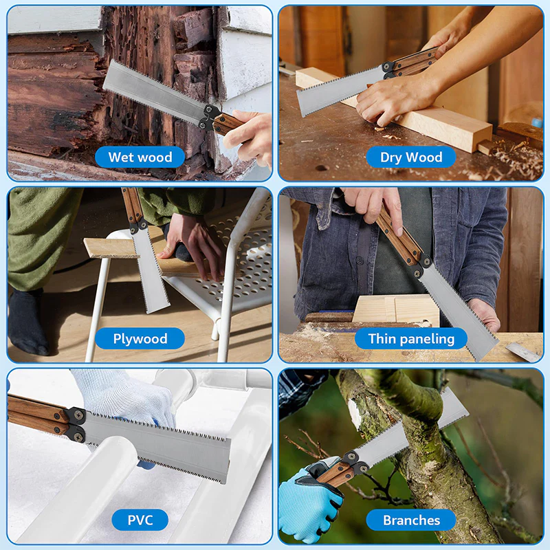 Handy Dual Blade Tool - Portable Foldable Double-Sided Saw - Image 5