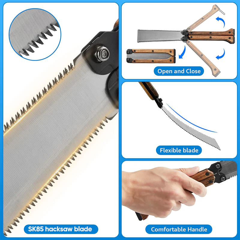 Handy Dual Blade Tool - Portable Foldable Double-Sided Saw - Image 6