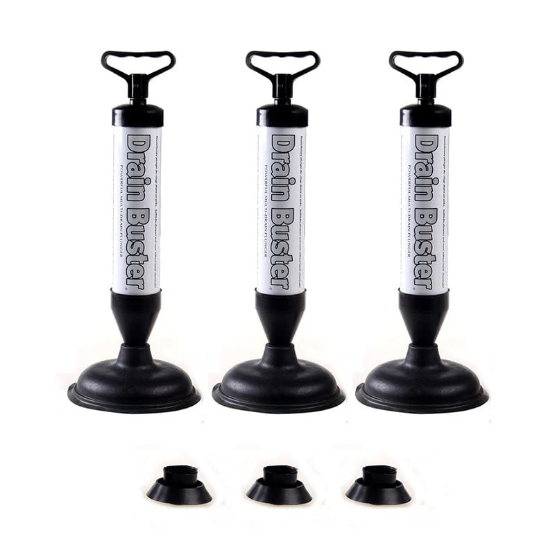 High-Pressure Toilet Plunger Set with Dual Suction Cups - Image 12