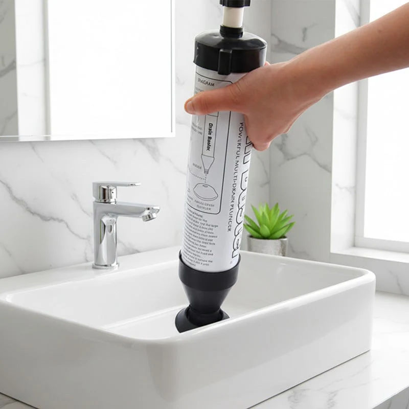 High-Pressure Toilet Plunger Set with Dual Suction Cups - Image 4