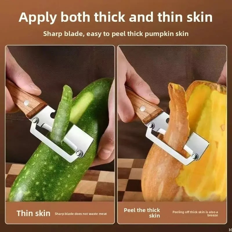 Kitchen Multi-Function Stainless Steel Thickened Fruit Peeler Knife - Image 8