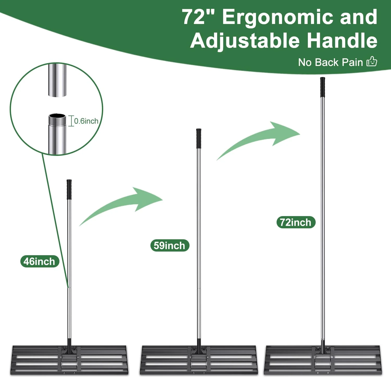 Lawn Leveling Rake - Image 8