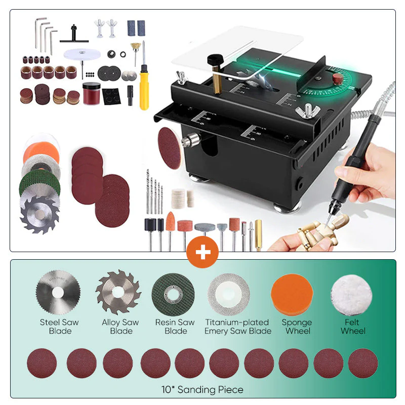Mini Multifunctional Table Saw - Replacement Consumables Kit - Image 14
