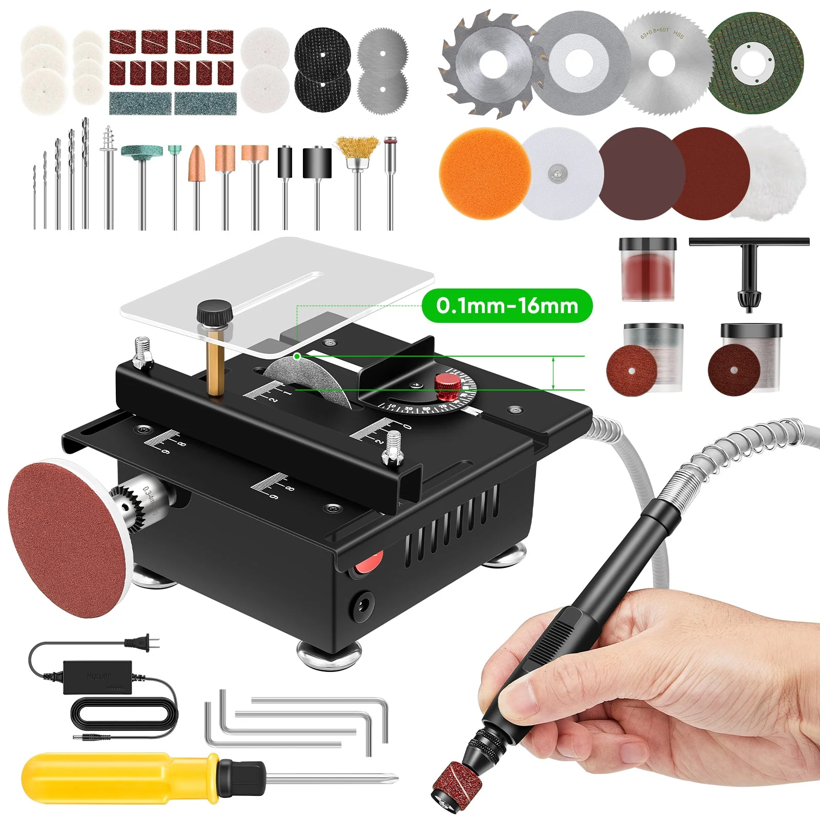 Mini Multifunctional Table Saw - Replacement Consumables Kit - Image 16