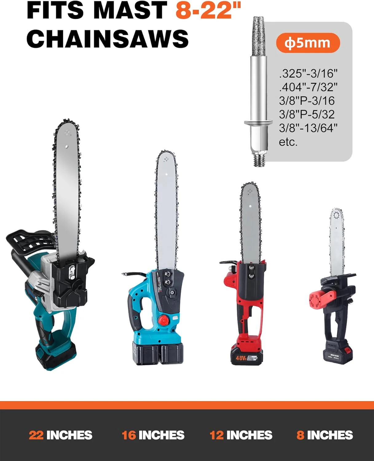 Multipurpose Portable Chain Saw Blade Sharpener - Image 7