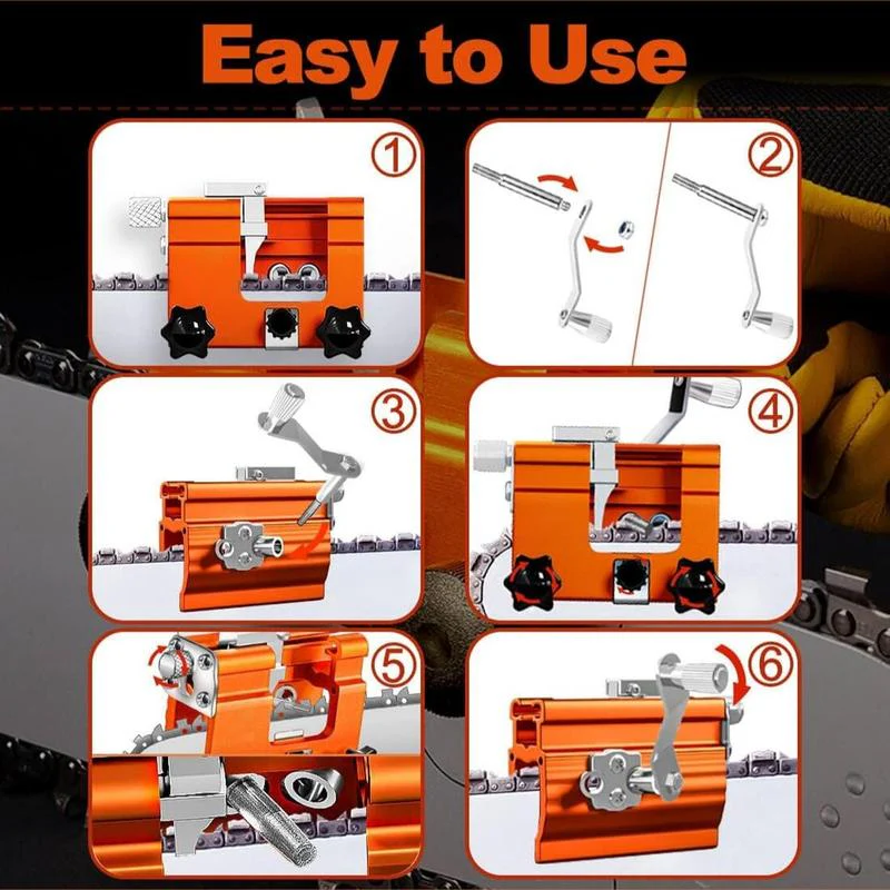 Multipurpose Portable Chain Saw Blade Sharpener - Image 9