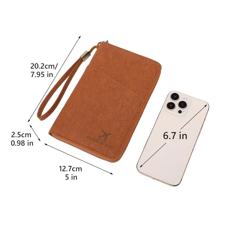 RFID Blocking Travel Passport Wallet - Image 11