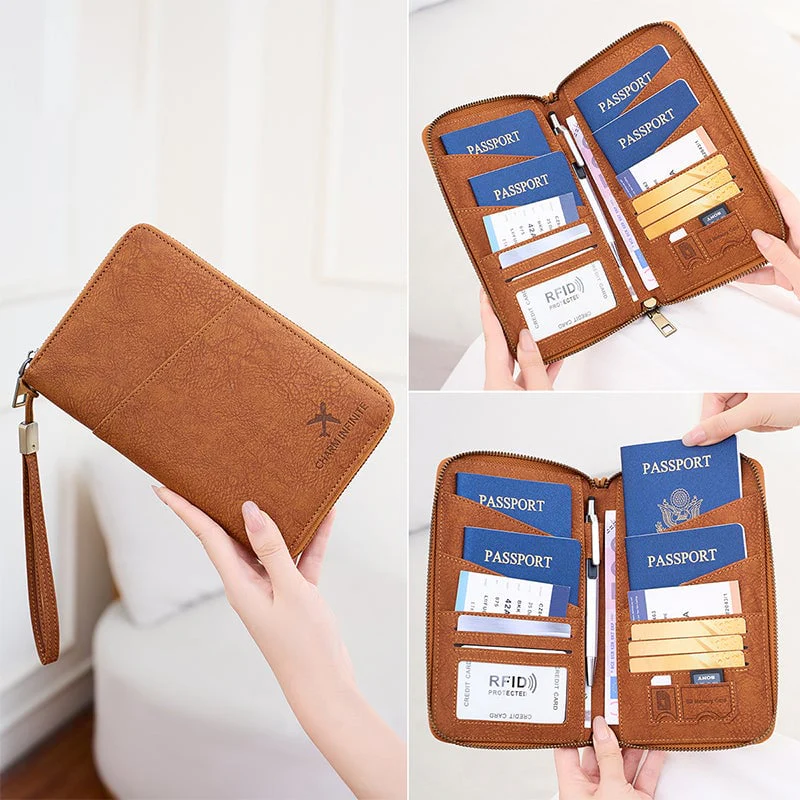 RFID Blocking Travel Passport Wallet - Image 8