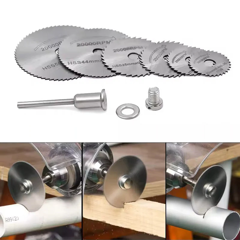 Set of 6 PCS Metal HSS Circular Saw Blade - Image 11