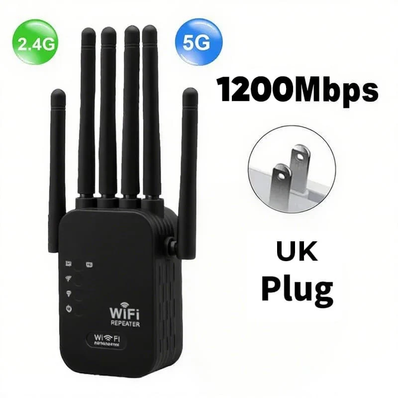 Upgraded 6-Antenna WiFi Extender 1200Mbps - Image 12