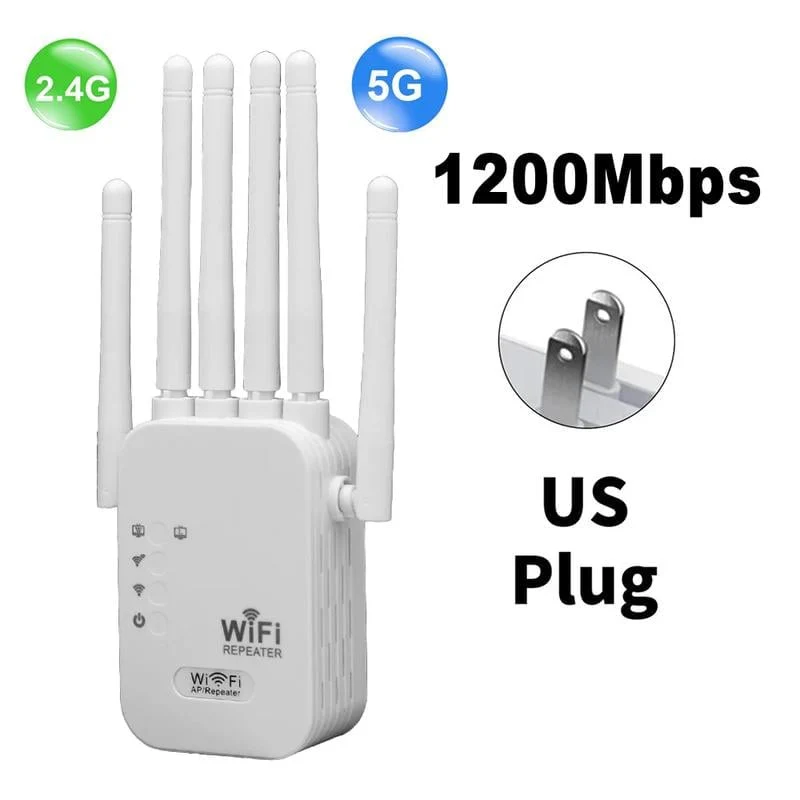 Upgraded 6-Antenna WiFi Extender 1200Mbps - Image 7
